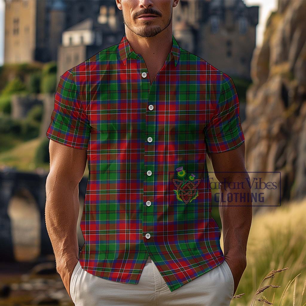 Tartan Vibes Clothing MacCulloch Tartan Cotton Hawaiian Shirt