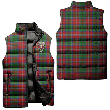 MacCulloch (McCulloch) Tartan Sleeveless Puffer Jacket with Family Crest