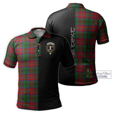 MacCulloch (McCulloch) Tartan Polo Shirt with Family Crest and Half Of Me Style