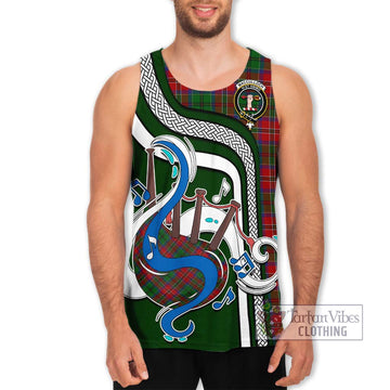 MacCulloch (McCulloch) Tartan Men's Tank Top with Epic Bagpipe Style