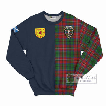 MacCulloch (McCulloch) Tartan Sweatshirt with Scottish Lion Royal Arm Half Style