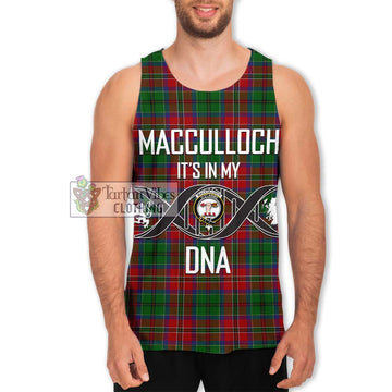 MacCulloch (McCulloch) Tartan Men's Tank Top with Family Crest DNA In Me Style