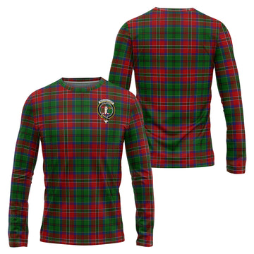 MacCulloch (McCulloch) Tartan Long Sleeve T-Shirt with Family Crest