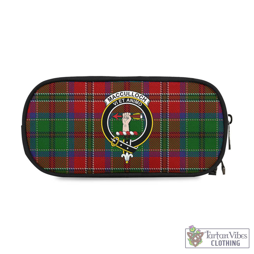 Tartan Vibes Clothing MacCulloch Tartan Pen and Pencil Case with Family Crest