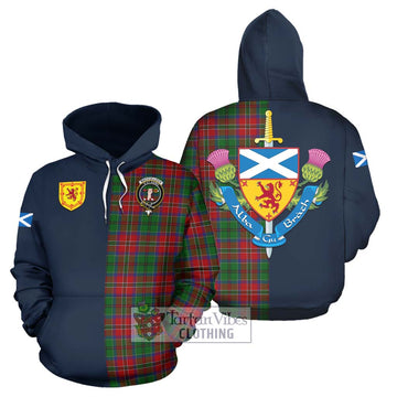 MacCulloch (McCulloch) Tartan Hoodie with Scottish Lion Royal Arm Half Style