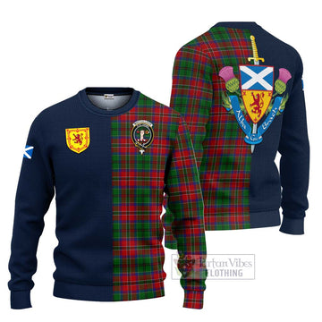 MacCulloch (McCulloch) Tartan Knitted Sweater with Scottish Lion Royal Arm Half Style