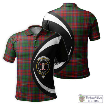 MacCulloch (McCulloch) Tartan Men's Polo Shirt with Family Crest Circle Style