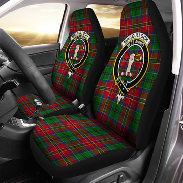 MacCulloch (McCulloch) Tartan Car Seat Cover with Family Crest