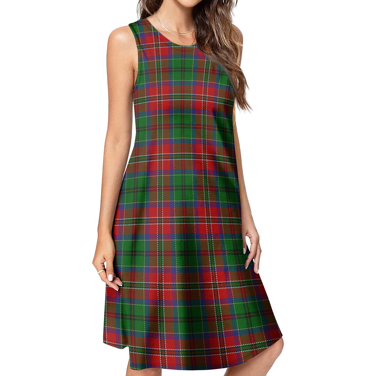 MacCulloch Tartan Womens Casual Dresses - Tartanvibesclothing