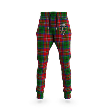MacCulloch Tartan Joggers Pants with Family Crest