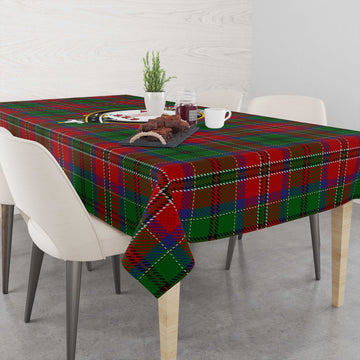 MacCulloch (McCulloch) Tartan Tablecloth with Family Crest