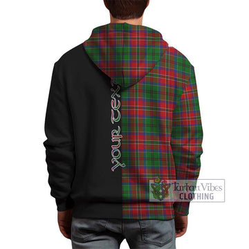 MacCulloch (McCulloch) Tartan Hoodie with Family Crest and Half Of Me Style