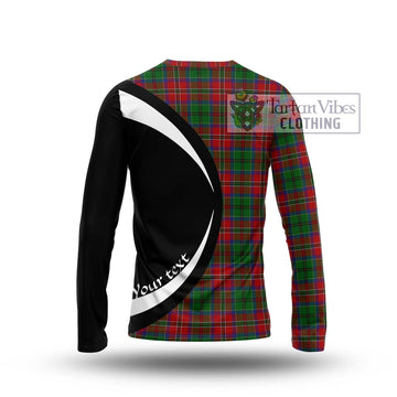 MacCulloch (McCulloch) Tartan Long Sleeve T-Shirt with Family Crest Circle Style