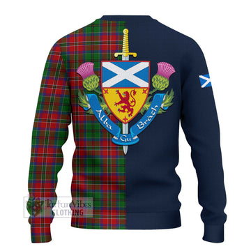 MacCulloch (McCulloch) Tartan Knitted Sweater with Scottish Lion Royal Arm Half Style