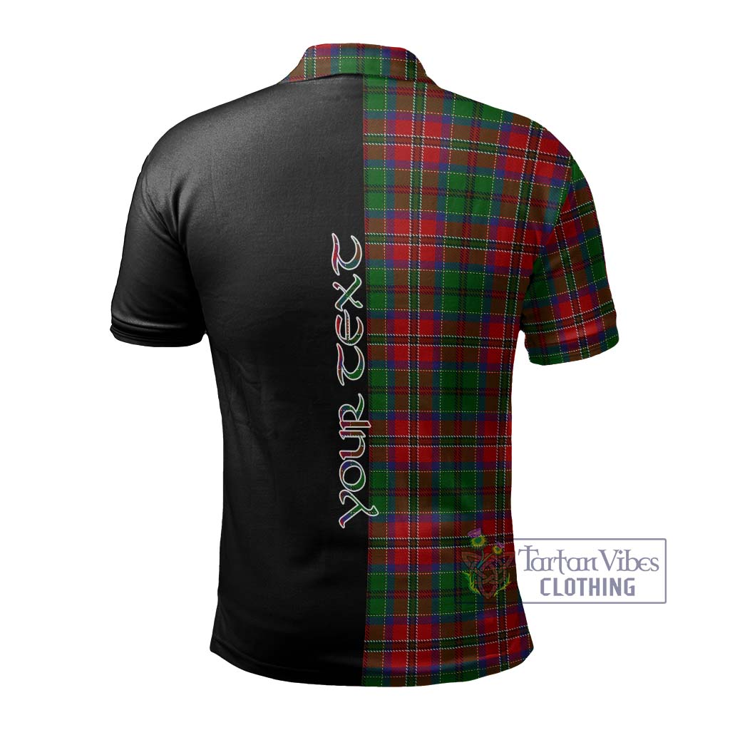 Tartan Vibes Clothing MacCulloch Tartan Polo Shirt with Family Crest and Half Of Me Style