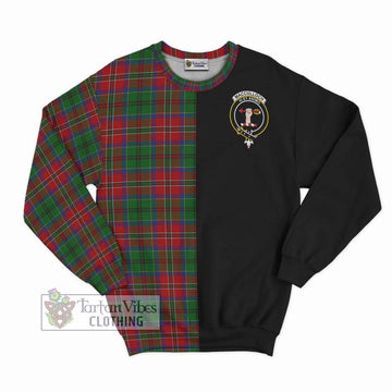 MacCulloch (McCulloch) Tartan Sweatshirt with Family Crest and Half Of Me Style