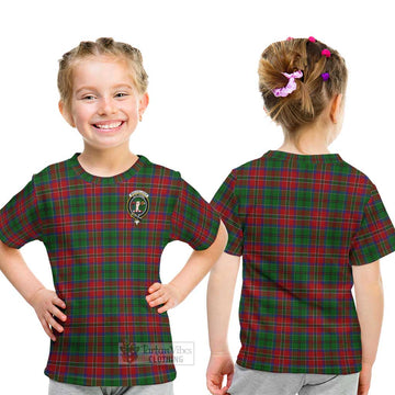 MacCulloch (McCulloch) Tartan Kid T-Shirt with Family Crest