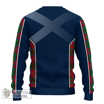 MacCulloch (McCulloch) Tartan Knitted Sweater with Family Crest and Lion Rampant Vibes Sport Style