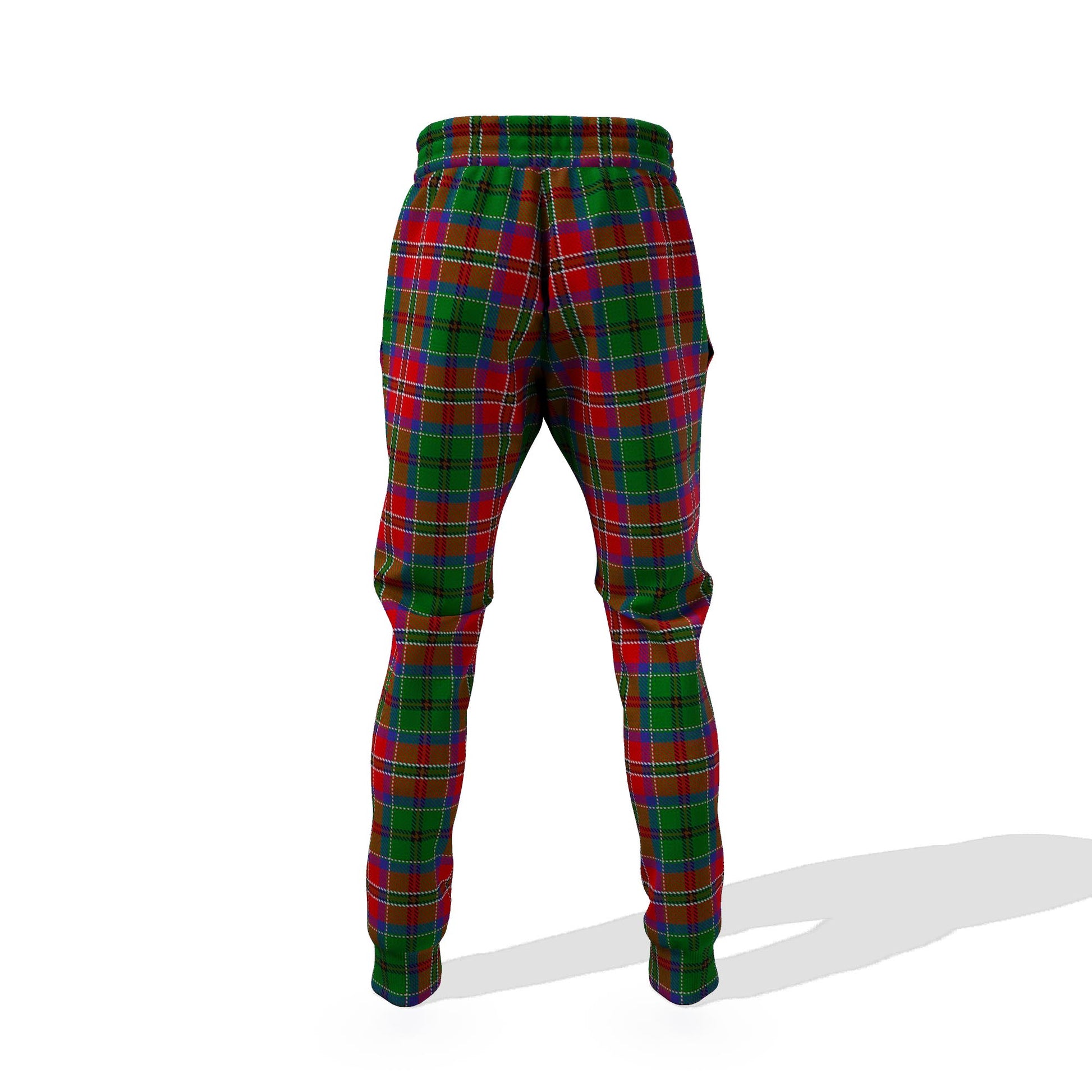 MacCulloch Tartan Joggers Pants with Family Crest - Tartanvibesclothing