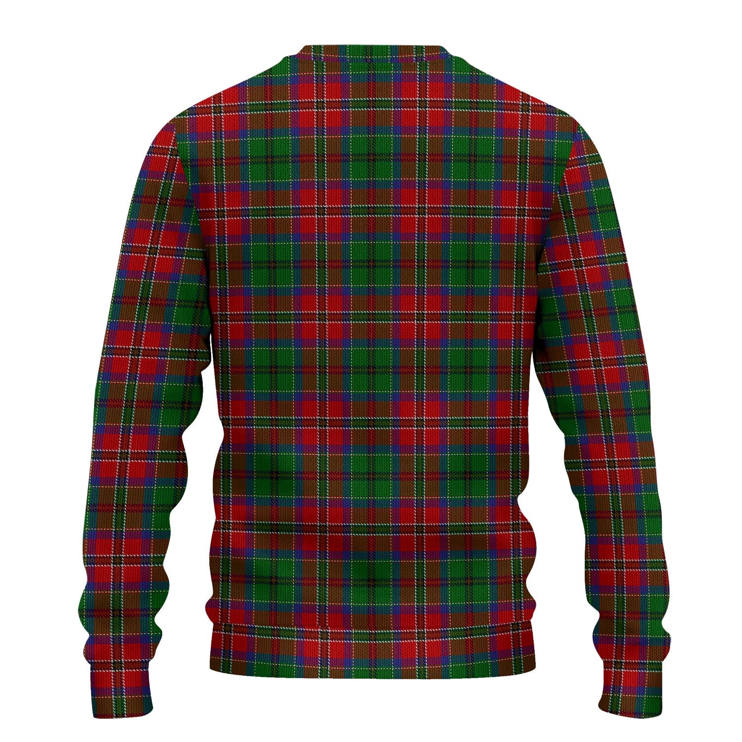 MacCulloch Tartan Knitted Sweater with Family Crest - Tartanvibesclothing