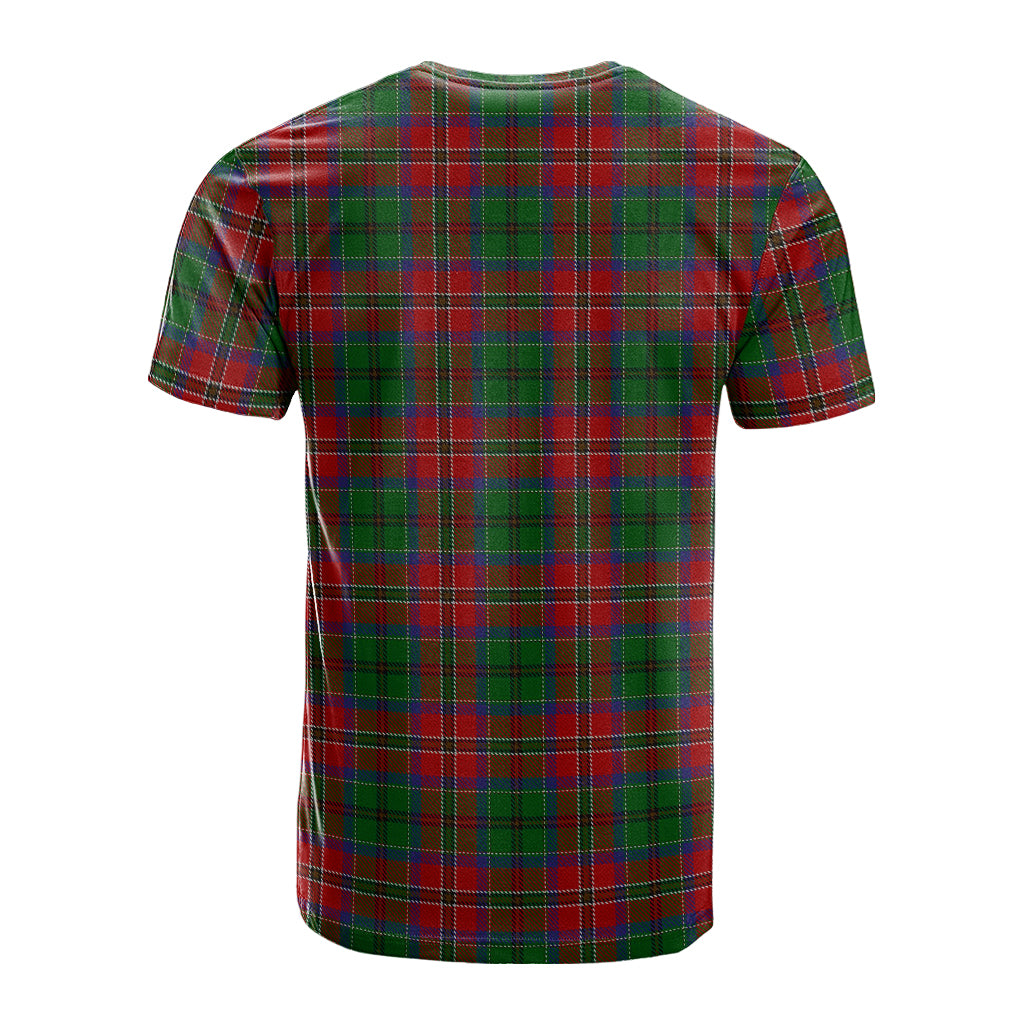 MacCulloch (McCulloch) Tartan T-Shirt with Family Crest - Tartan Vibes Clothing