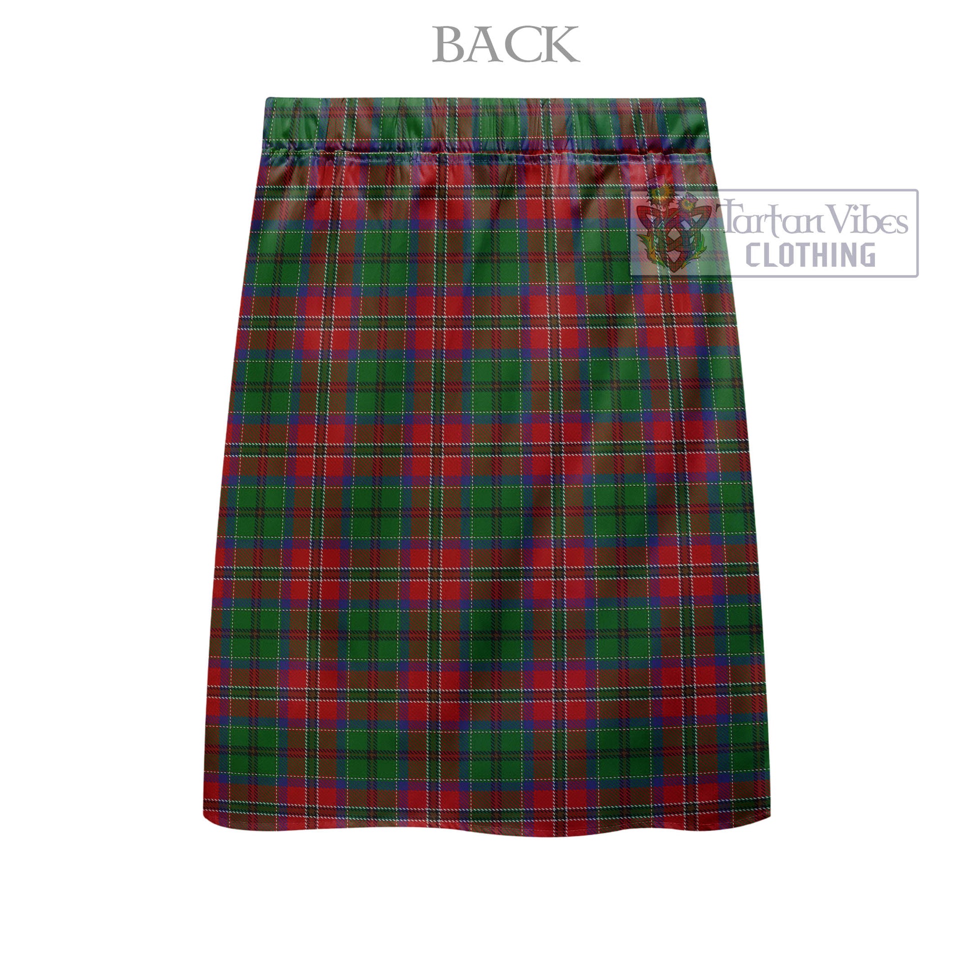 Tartan Vibes Clothing MacCulloch Tartan Men's Pleated Skirt - Fashion Casual Retro Scottish Style