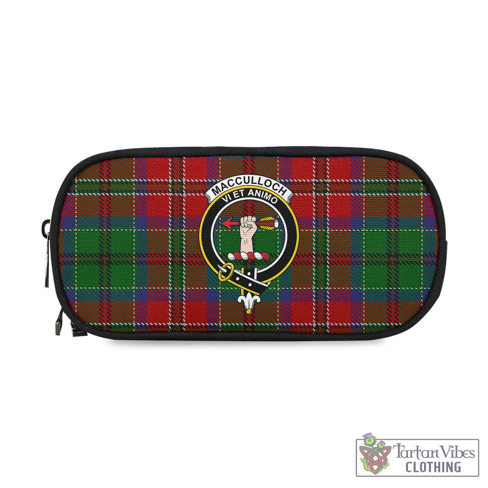 Tartan Vibes Clothing MacCulloch Tartan Pen and Pencil Case with Family Crest