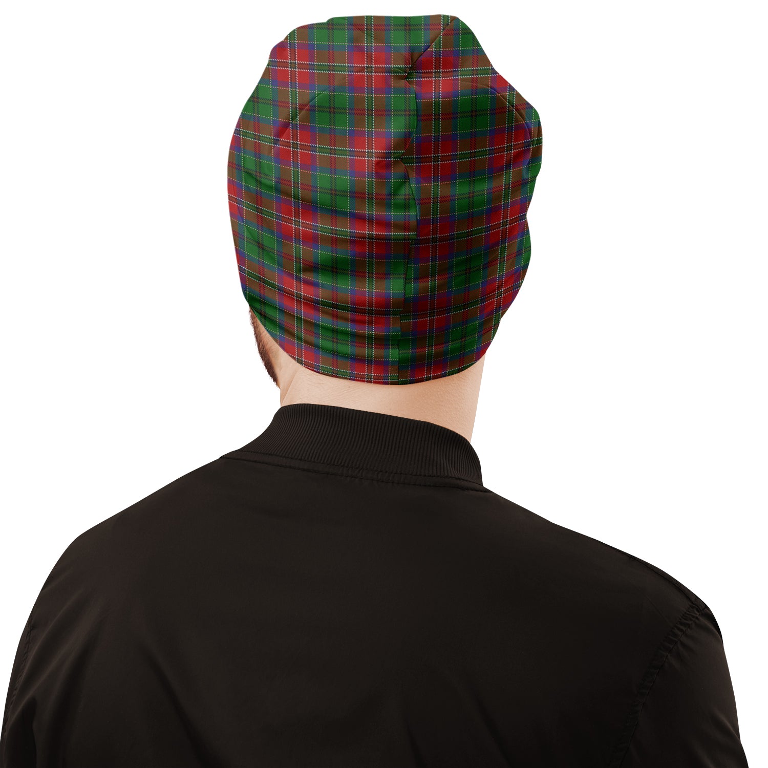 MacCulloch (McCulloch) Tartan Beanies Hat with Family Crest - Tartan Vibes Clothing