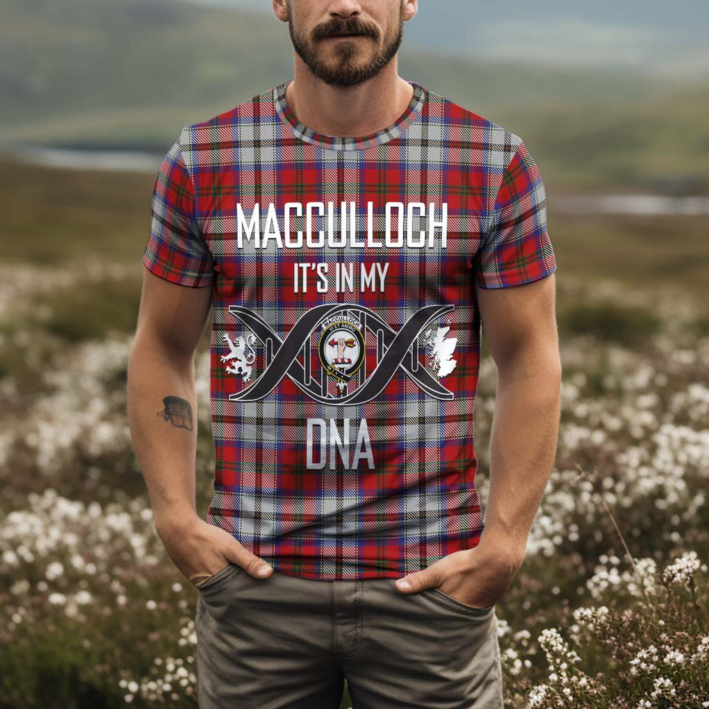 MacCulloch Dress Tartan T-Shirt with Family Crest DNA In Me Style Kid's Shirt - Tartan Vibes Clothing