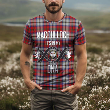 MacCulloch Dress Tartan T-Shirt with Family Crest DNA In Me Style
