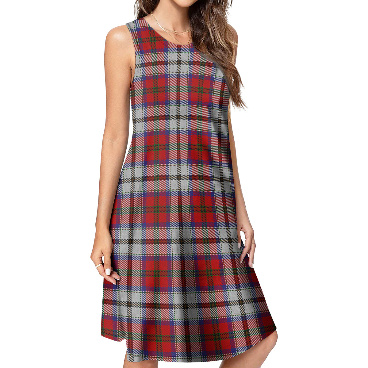 MacCulloch Dress Tartan Womens Casual Dresses - Tartanvibesclothing