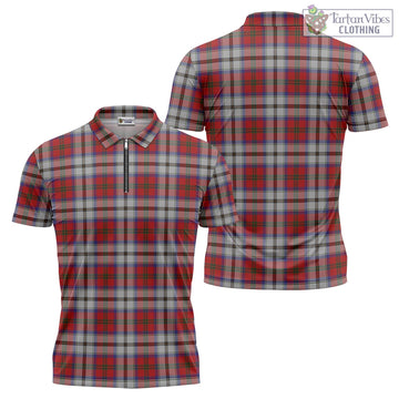 MacCulloch Dress Tartan Zipper Polo Shirt