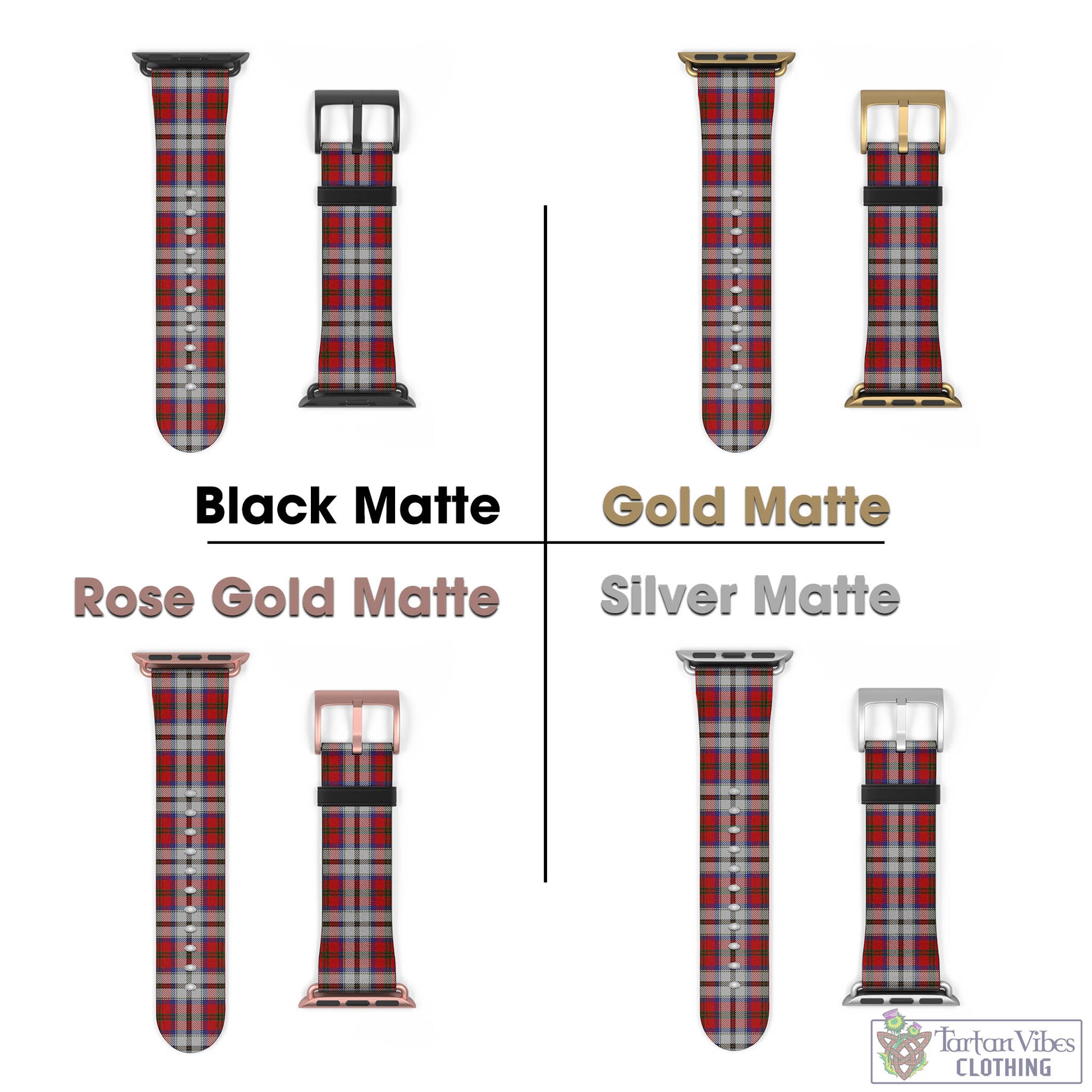 Tartan Vibes Clothing MacCulloch Dress Tartan Watch Band