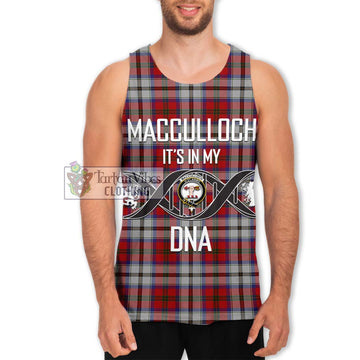 MacCulloch Dress Tartan Men's Tank Top with Family Crest DNA In Me Style