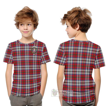 MacCulloch Dress Tartan Kid T-Shirt with Family Crest