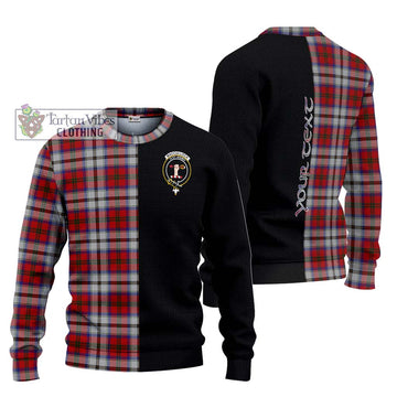 MacCulloch Dress Tartan Knitted Sweater with Family Crest and Half Of Me Style