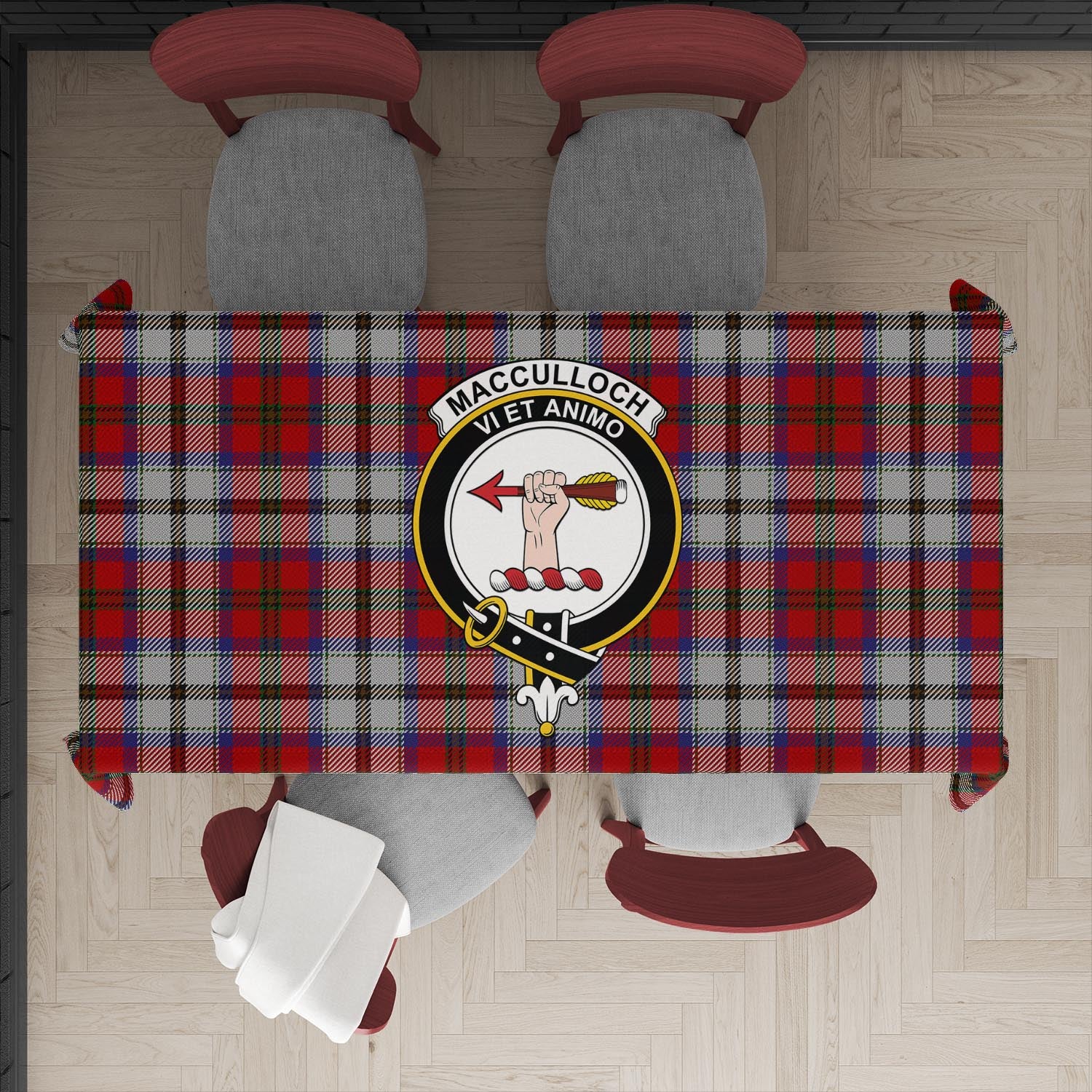 macculloch-dress-tatan-tablecloth-with-family-crest