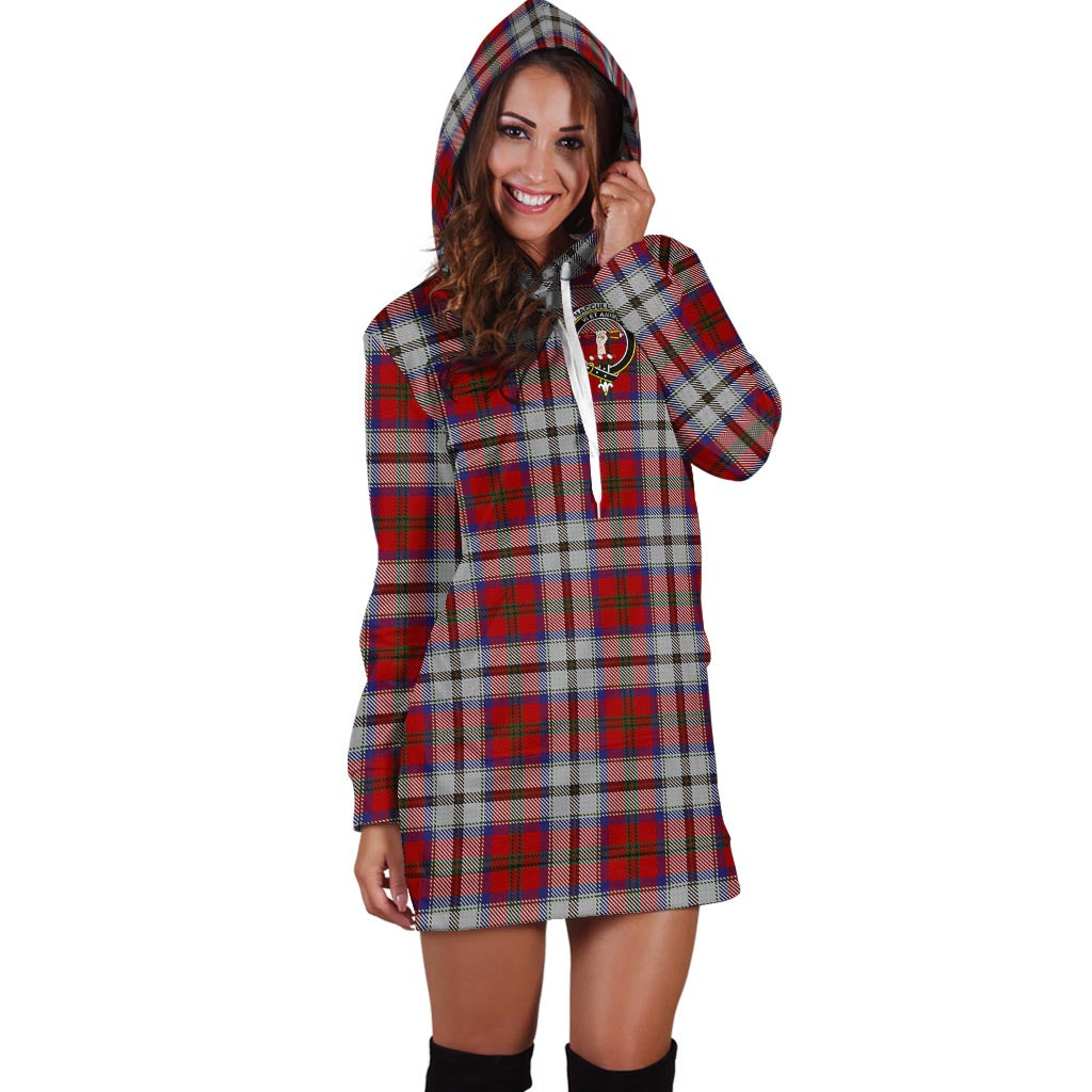 MacCulloch Dress Tartan Hoodie Dress with Family Crest - Tartanvibesclothing