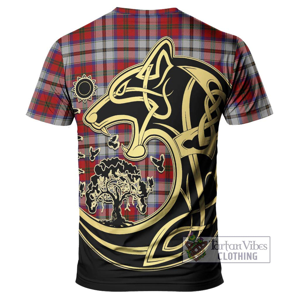 MacCulloch Dress Tartan T-Shirt with Family Crest Celtic Wolf Style - Tartan Vibes Clothing