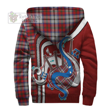 MacCulloch Dress Tartan Sherpa Hoodie with Epic Bagpipe Style