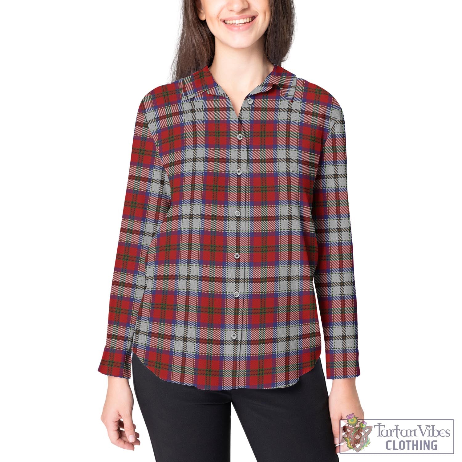 MacCulloch Dress Tartan Womens Casual Shirt