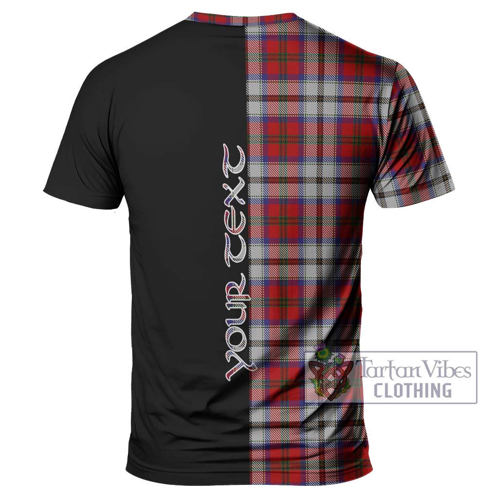 Tartan Vibes Clothing MacCulloch Dress Tartan T-Shirt with Family Crest and Half Of Me Style