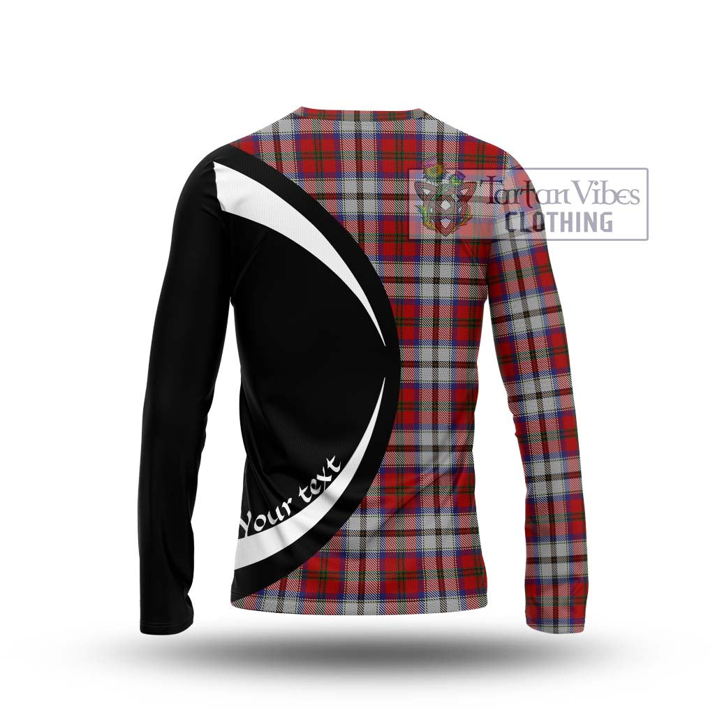 MacCulloch Dress Tartan Long Sleeve T-Shirt with Family Crest Circle Style - Tartan Vibes Clothing