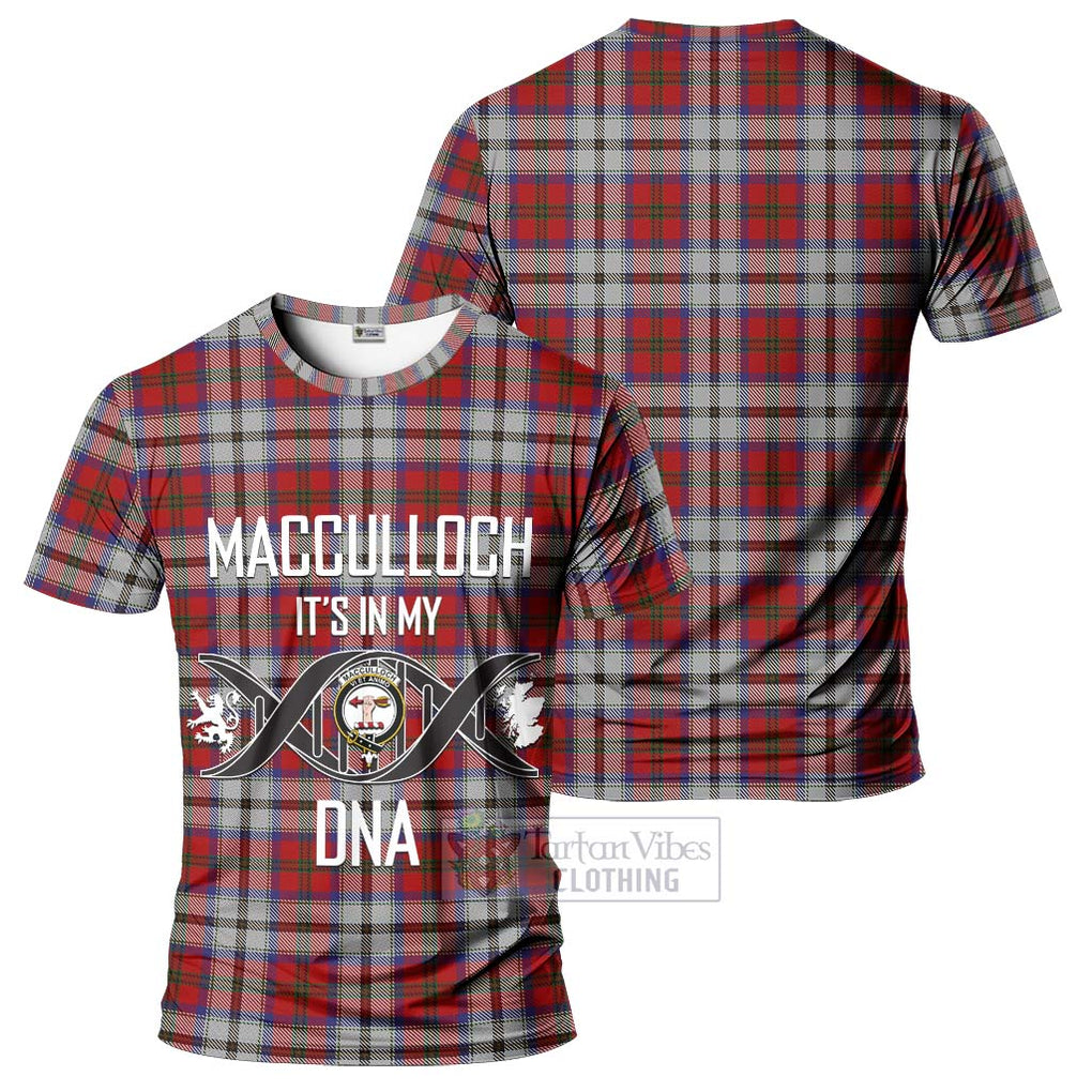 MacCulloch Dress Tartan T-Shirt with Family Crest DNA In Me Style - Tartan Vibes Clothing