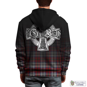 MacCulloch Dress Tartan Hoodie Featuring Alba Gu Brath Family Crest Celtic Inspired