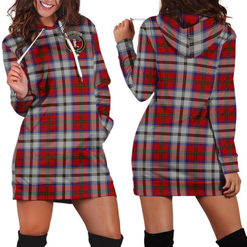 MacCulloch Dress Tartan Hoodie Dress with Family Crest