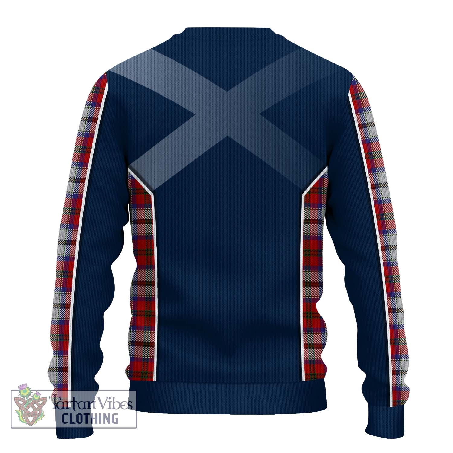 Tartan Vibes Clothing MacCulloch Dress Tartan Knitted Sweater with Family Crest and Lion Rampant Vibes Sport Style