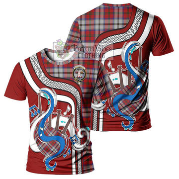 MacCulloch Dress Tartan T-Shirt with Epic Bagpipe Style