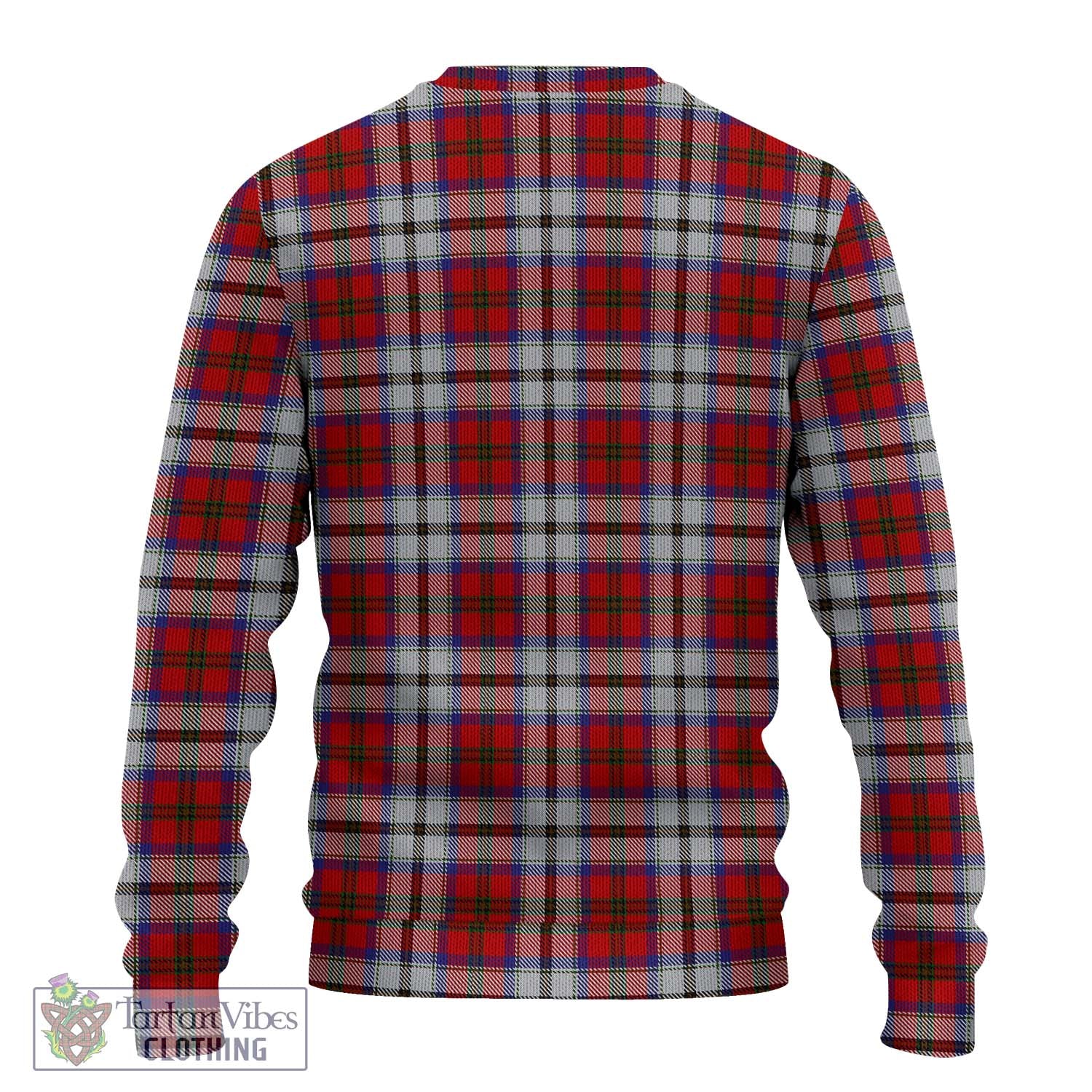 Tartan Vibes Clothing MacCulloch Dress Tartan Knitted Sweater with Family Crest DNA In Me Style