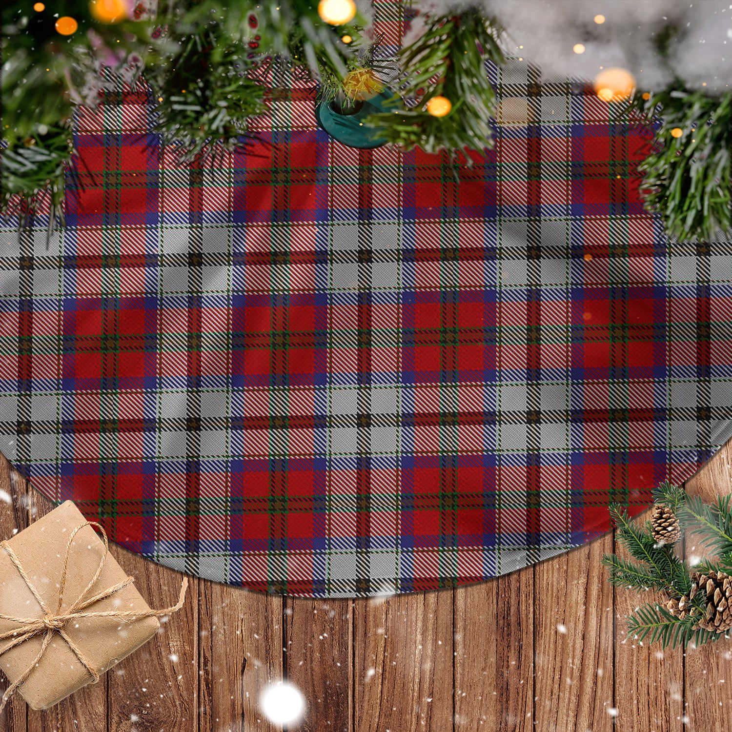 MacCulloch Dress Tartan Christmas Tree Skirt - Tartanvibesclothing